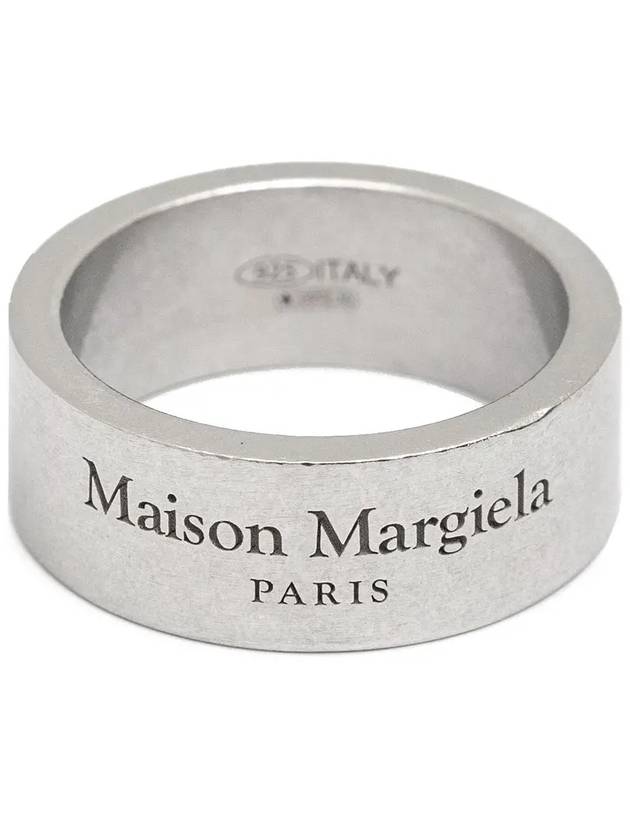 Engraved Logo Ring Silver - MAISON MARGIELA - BALAAN 2