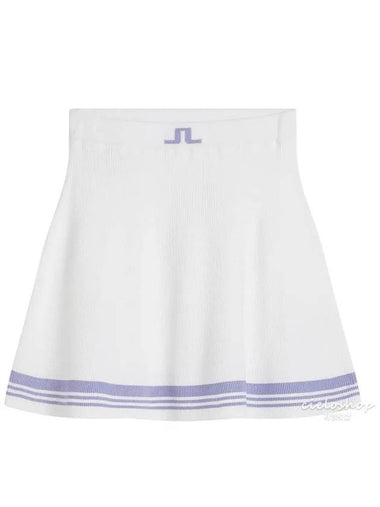 FRIDA Women s Golf Knit Skirt White GWSD09392 - J.LINDEBERG - BALAAN 1