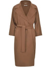 Venice belted wool coat brown 2390161039 095 - MAX MARA - BALAAN 2