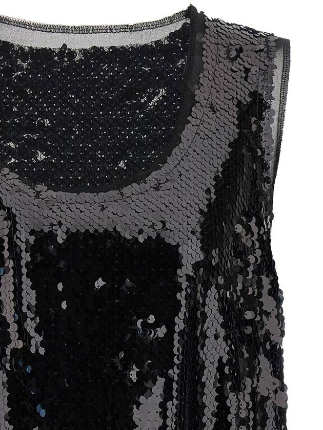 Sequin sleeveless black - COMME DES GARCONS - BALAAN 4