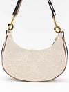 Triomphe Crochet Medium Ava Shoulder Bag Natural Tan - CELINE - BALAAN 5