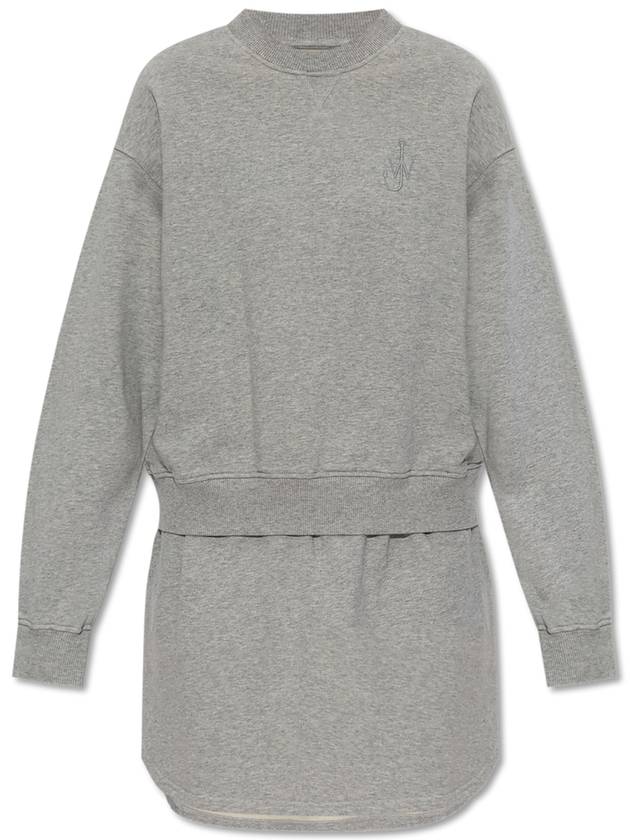 JW Anderson Dress With Logo, Women's, Grey - JW ANDERSON - BALAAN 1