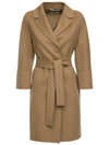 ARONA Belted Wool Coat Camel 2390160439 045 - MAX MARA - BALAAN 1