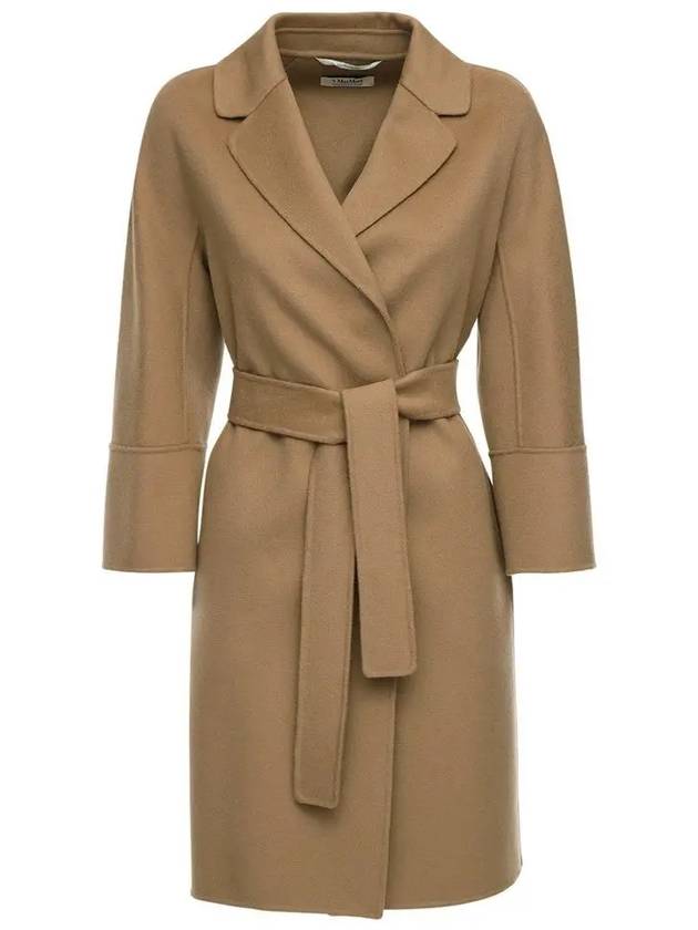 ARONA Belted Wool Coat Camel 2390160439 045 - MAX MARA - BALAAN 1