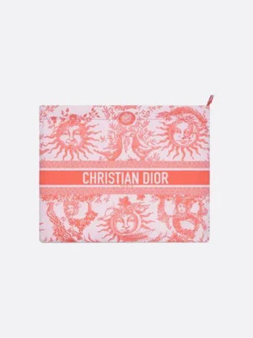 Dioriviera Zipper Pouch Red - DIOR - BALAAN 1