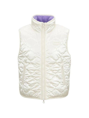 GRUMIUM logo reversible padded vest VDDV25436K0001 CRS - DUVETICA - BALAAN 1