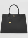 TB Logo Frances Medium Tote Bag Black - BURBERRY - BALAAN 2