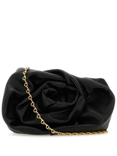 Rose Chain Clutch Bag Black - BURBERRY - BALAAN 2