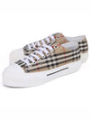 Vintage Check Cotton Sneakers Archive Beige - BURBERRY - BALAAN 2