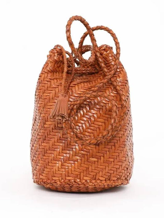 Domestically Haru 8838 TAN Pom Bucket Bag - DRAGON DIFFUSION - BALAAN 1