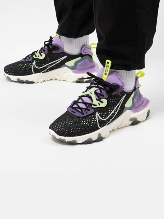 React Vision Low Top Sneakers Gravity Purple Bolt - NIKE - BALAAN 2
