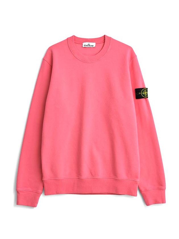 Wappen Patch Crewneck Sweatshirt Pink - STONE ISLAND - BALAAN 1