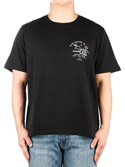 Natural Rhythm Cotton Short Sleeve T-Shirt Black - PAUL SMITH - BALAAN 2