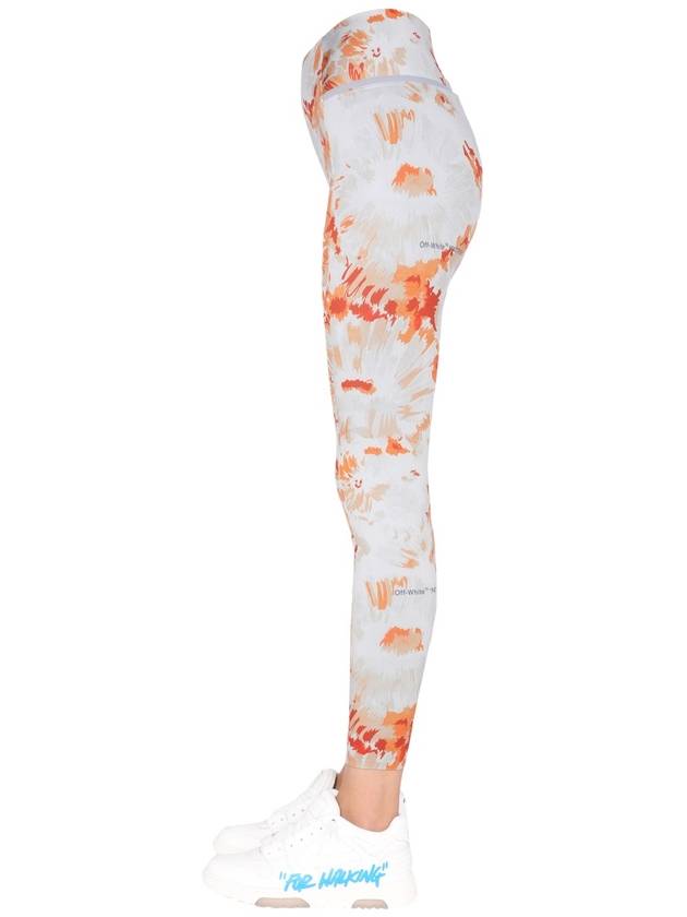 Offwhite floral leggings - OFF WHITE - BALAAN 4