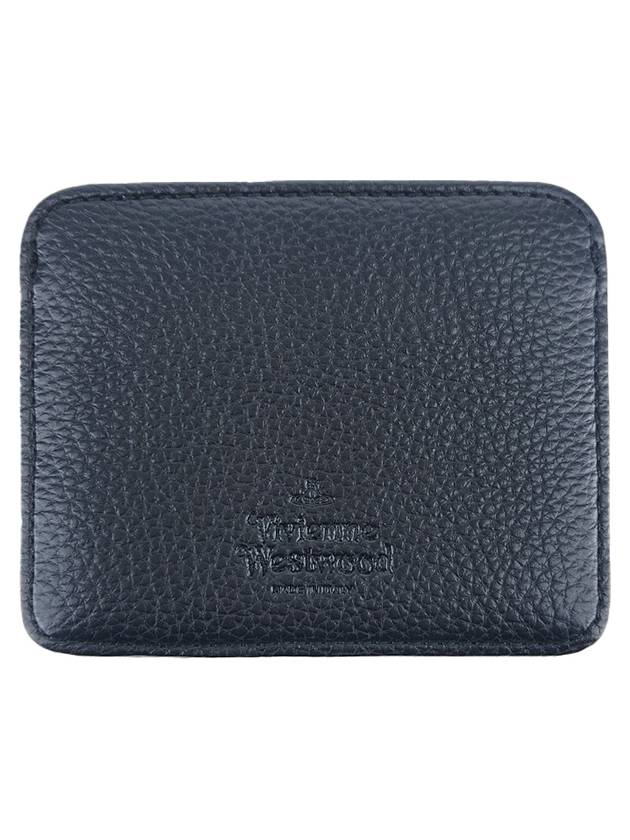 Logo Half Moon Card Wallet Black - VIVIENNE WESTWOOD - BALAAN 5