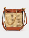 Marcie Raffia Bucket Bag Beige - CHLOE - BALAAN 4