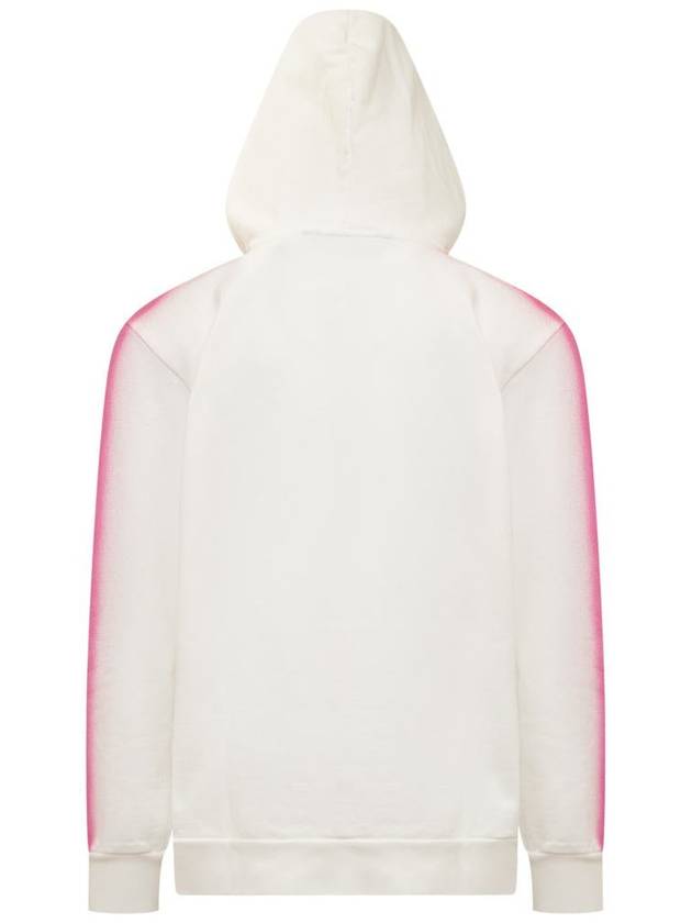 Hooded Sweatshirt PMBB117S23FLE012 0184 WHITE - PALM ANGELS - BALAAN 3