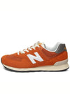 574 Low Top Sneakers Heritage Orange - NEW BALANCE - BALAAN 1