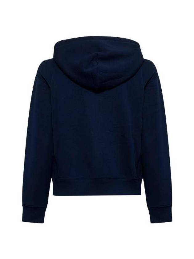 Embroidered Logo Zip Up Hoodie Navy - POLO RALPH LAUREN - BALAAN 3