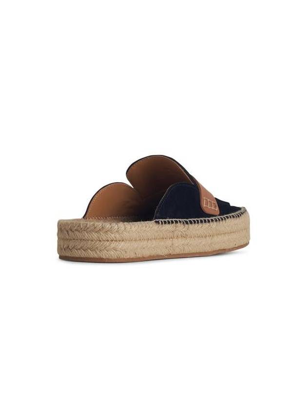 JW Anderson 'Espadrillas' Navy Suede Slippers - JW ANDERSON - BALAAN 3