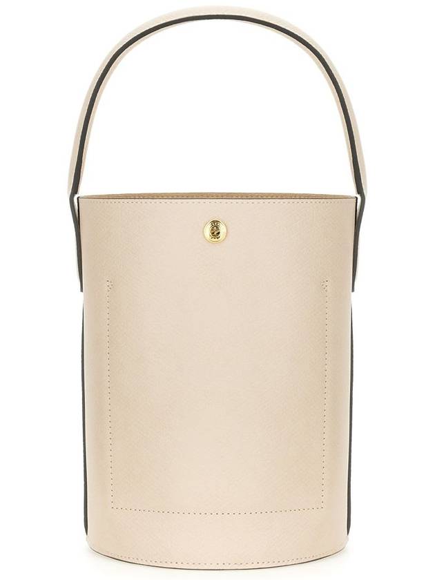 Epure Leather Bucket Bag White - LONGCHAMP - BALAAN 3