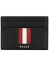 Taklipos Leather Card Holder Black - BALLY - BALAAN 2