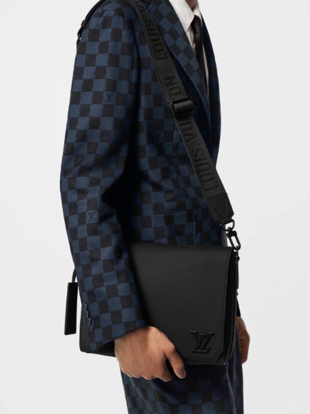 Takeoff LV Aerogram Messenger Bag Black - LOUIS VUITTON - BALAAN 11