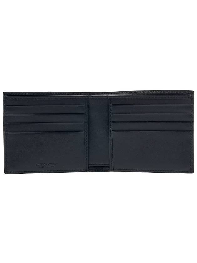 Intrecciato Weaving Half Wallet Dark Navy - BOTTEGA VENETA - BALAAN 11