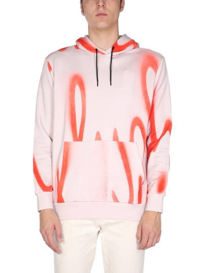 Men's Spray Print Hooded White - PAUL SMITH - BALAAN 2