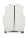 punching woven front color matching SKSI vest 2013GZVRWHITE - BLACK&WHITE - BALAAN 2