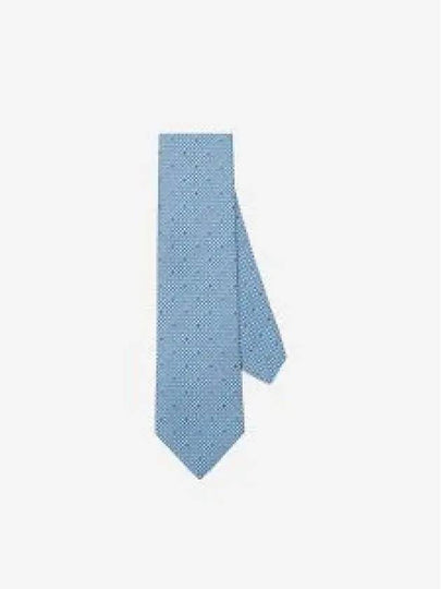 Gancini Print Silk Tie Blue - SALVATORE FERRAGAMO - BALAAN 2