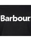 Men's Logo Print Short Sleeve T-Shirt Black - BARBOUR - BALAAN 7