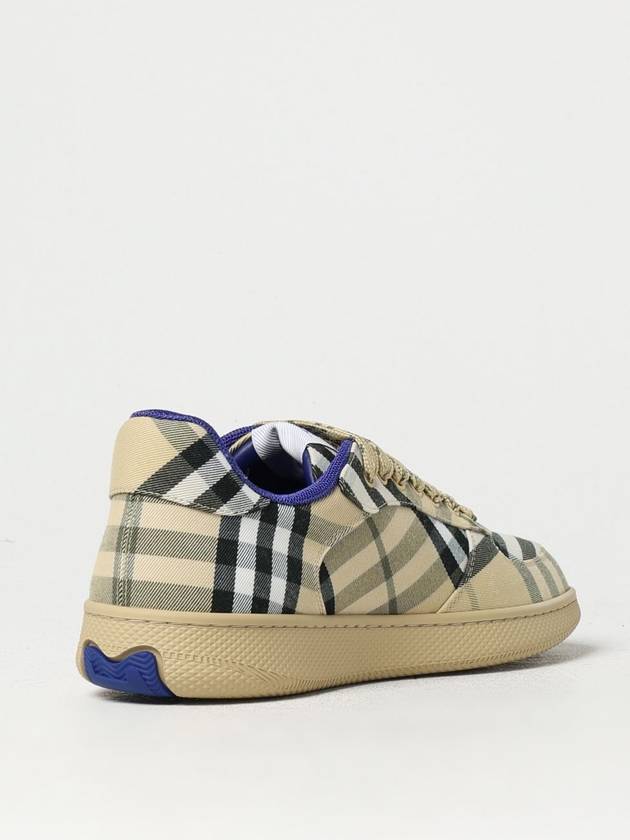 Check Low Top Sneakers Beige - BURBERRY - BALAAN 4