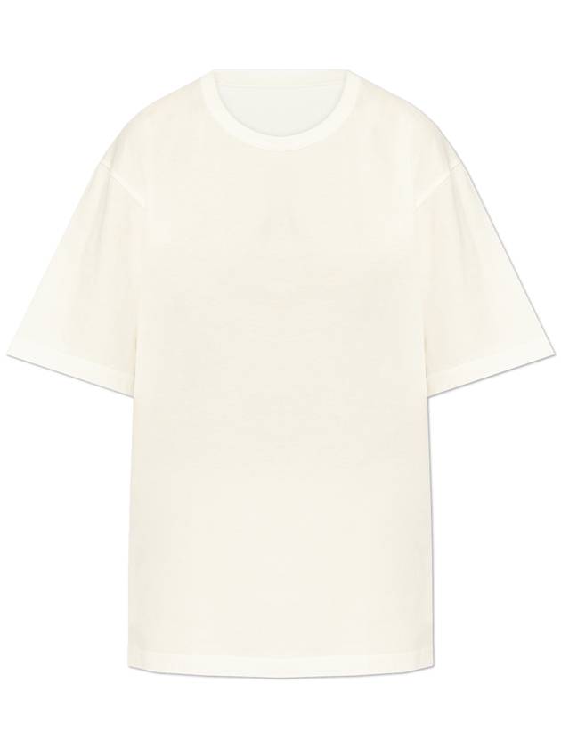 Yohji Yamamoto T-shirt With Print, Women's, White - YOHJI YAMAMOTO - BALAAN 1