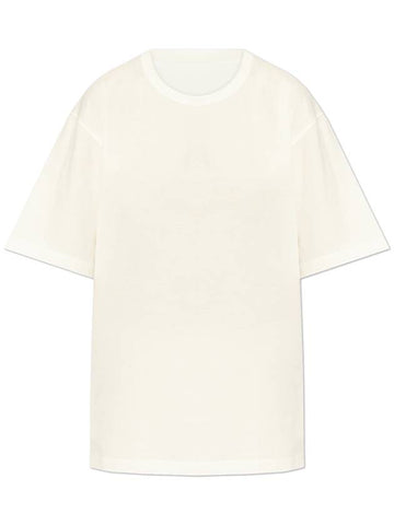 Yohji Yamamoto T-shirt With Print, Women's, White - YOHJI YAMAMOTO - BALAAN 1