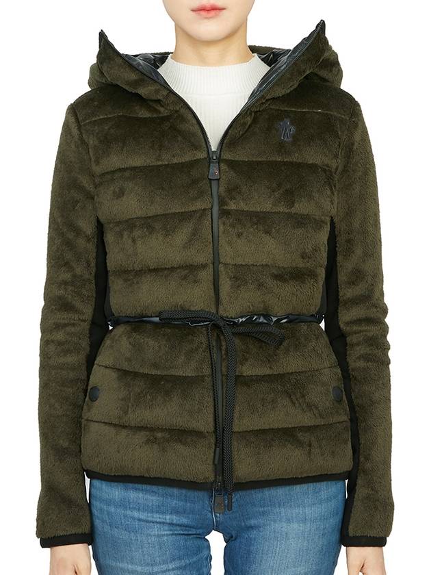 Women's Grenoble Hooded Padding Green - MONCLER - BALAAN 3