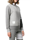 4 Bar Striped Knit Top Grey - THOM BROWNE - BALAAN 4