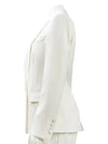 Stella McCartney INGRID tuxedo jacket ivory 457137 SFB18 9503 - STELLA MCCARTNEY - BALAAN 3
