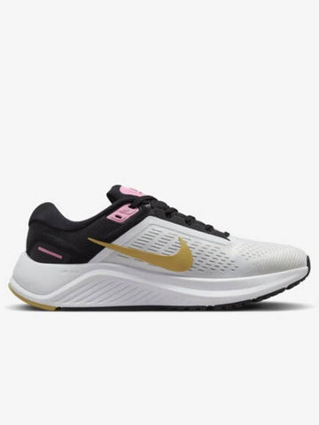 Air Zoom Structure 24 Low Top Sneakers White Black - NIKE - BALAAN 1