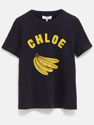 Baby Fit Logo T-shirt in Cotton Jersey - CHLOE - BALAAN 1