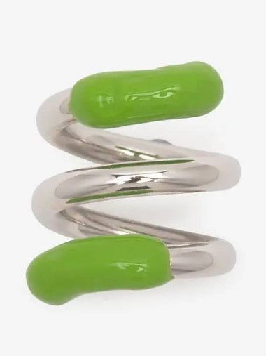 Fusillo Twist Ring Silver Green CACCWJEW027MET0077512 - SUNNEI - BALAAN 1