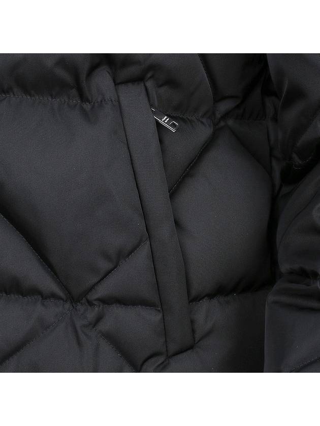 Re-Nylon Down Padded Jacket Black - PRADA - BALAAN 9