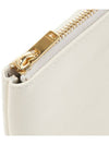 Flat Logo Medium Shoulder Bag Ivory - JIL SANDER - BALAAN.