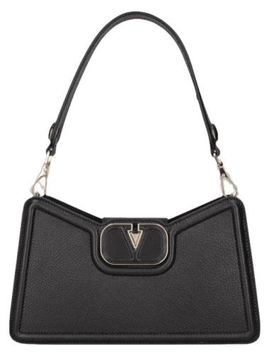 Women's Logo Shoulder Bag Black - VALENTINO - BALAAN 1