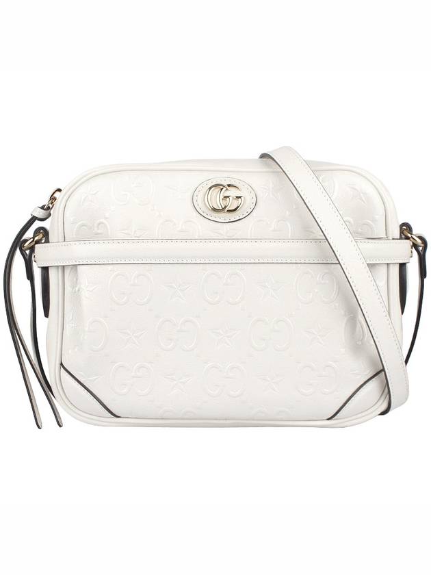 GG Star Small Shoulder Bag White - GUCCI - BALAAN 3