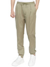 Wool Twill Track Pants Khaki - DIOR - BALAAN 6