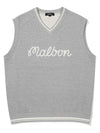 Bucket point vest LIGHT GRAY - MALBON GOLF - BALAAN 1