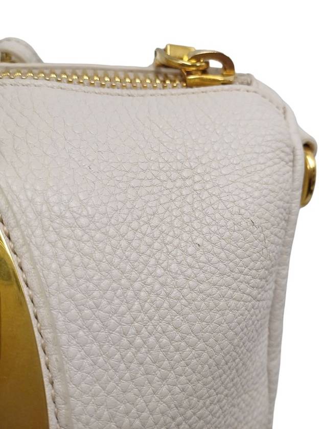 Women s BL0817 Vitello Dino Ivory Gold Logo Tote Bag Strap - PRADA - BALAAN 8