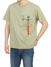 Mohave Men's Short Sleeve TShirt PMTSRE07 SAGE - PARAJUMPERS - BALAAN 4