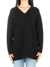 Studio Women's Tropea V-neck knit top black - MAX MARA - BALAAN.